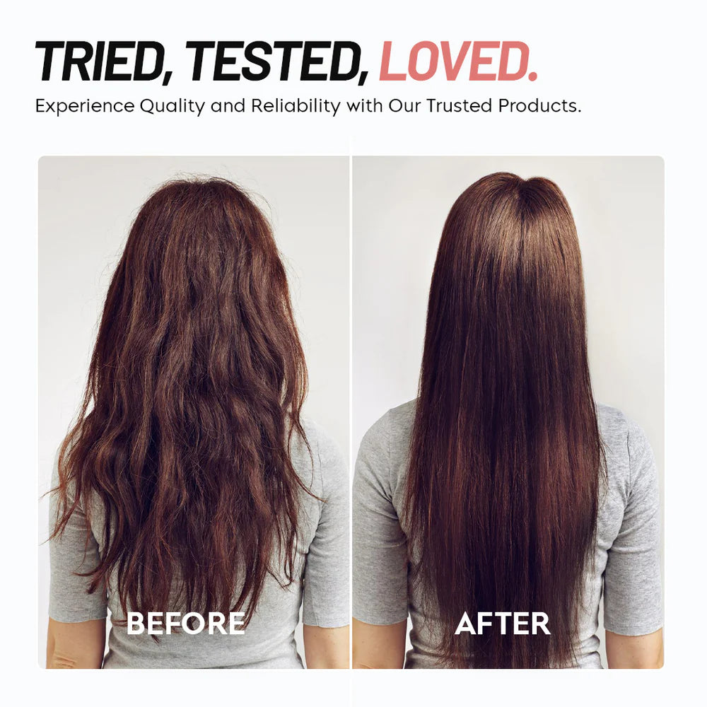 Frizzfree self cleaning hair brush for easy styling, anti-static technology massage comb