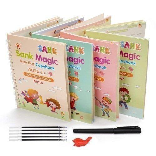 Magic Book for Kids, Magic Practice CopyBook, MagicWrite Self-Erasing Handwriting Book
