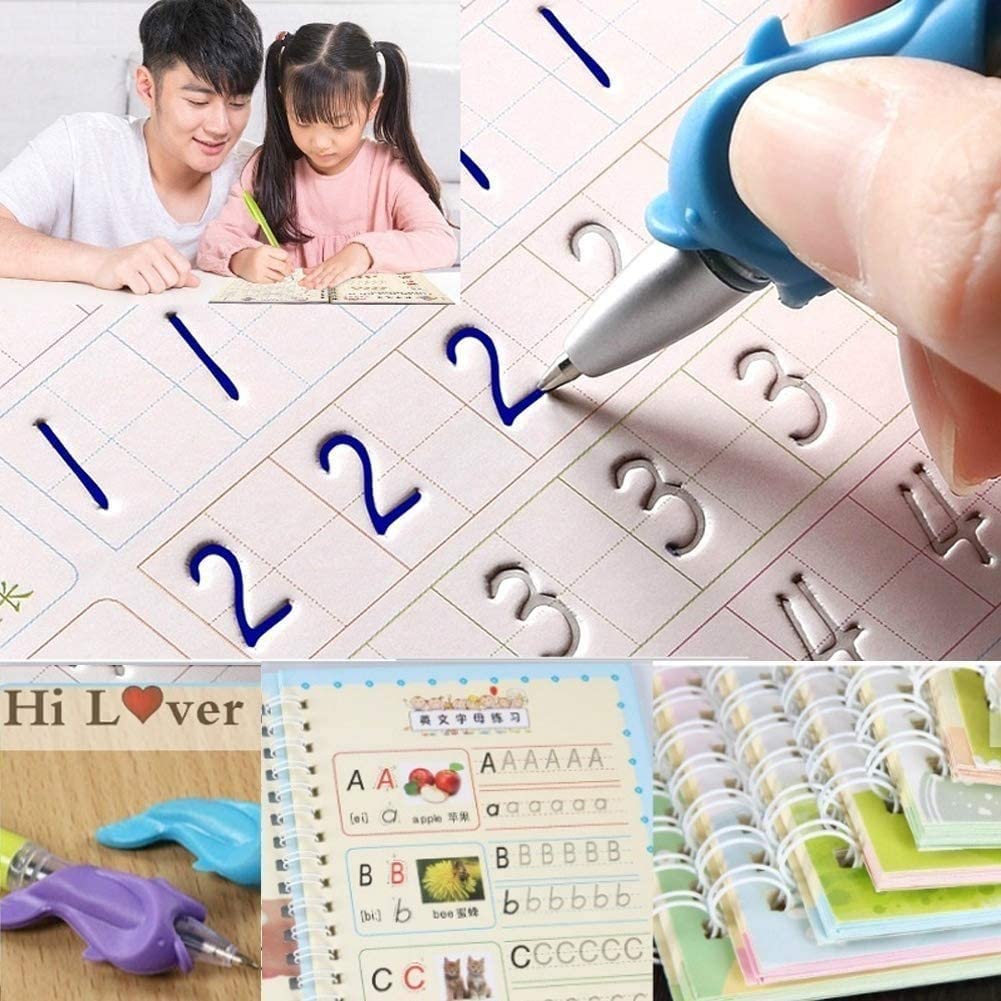 Magic Book for Kids, Magic Practice CopyBook, MagicWrite Self-Erasing Handwriting Book
