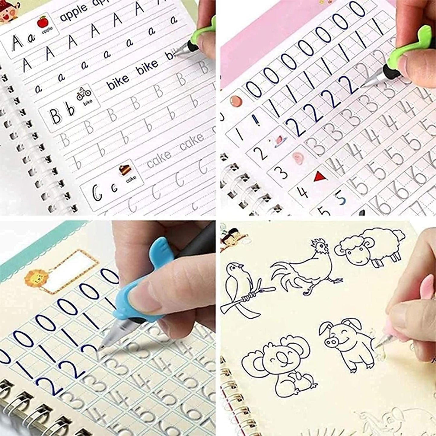 Magic Book for Kids, Magic Practice CopyBook, MagicWrite Self-Erasing Handwriting Book