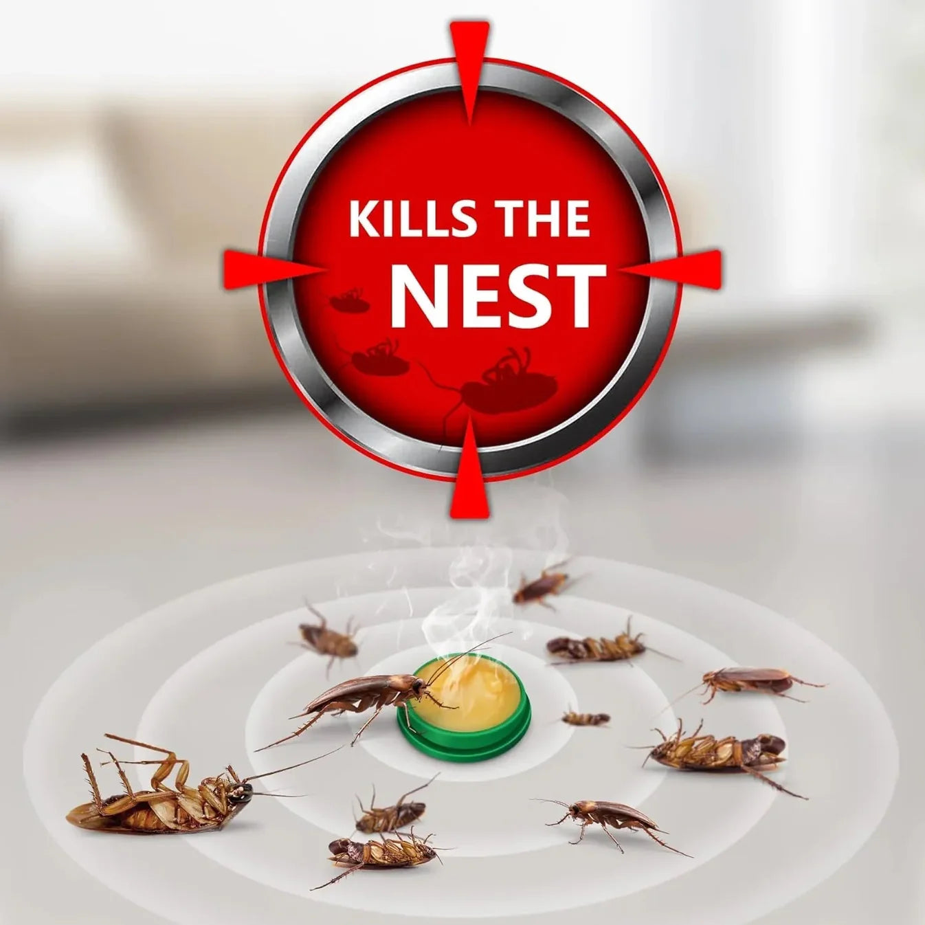Cockroach Killer Gel/ Roach Repellent Gel (Pack of 2)