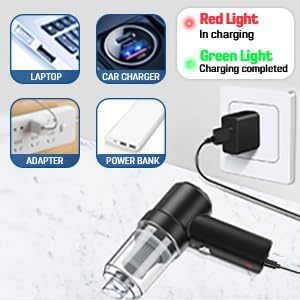 2‑in‑1 Cordless Handheld Car & Home Vacuum Cleaner with Blower