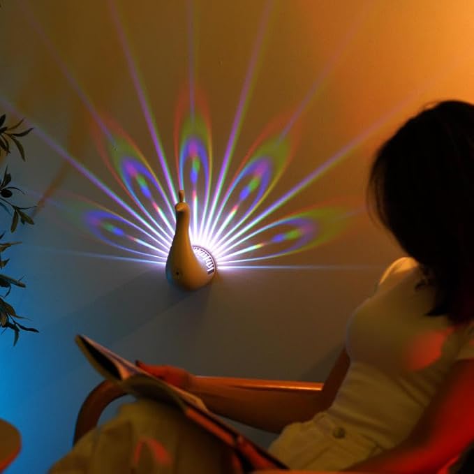 Peacock Aura Lamp