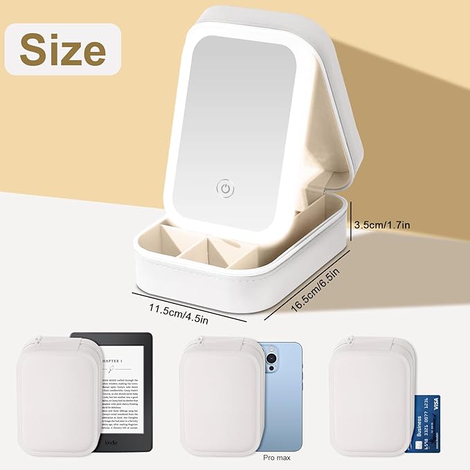 LED Makeup Mirror Case