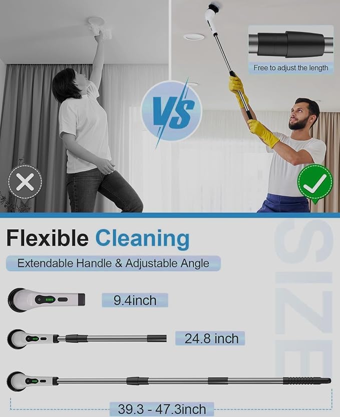 PowerScrub 9X – Ultimate Electric Spin Cleaner