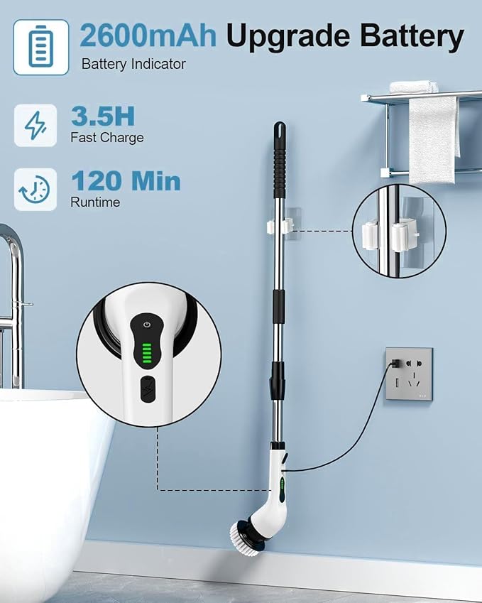 PowerScrub 9X – Ultimate Electric Spin Cleaner