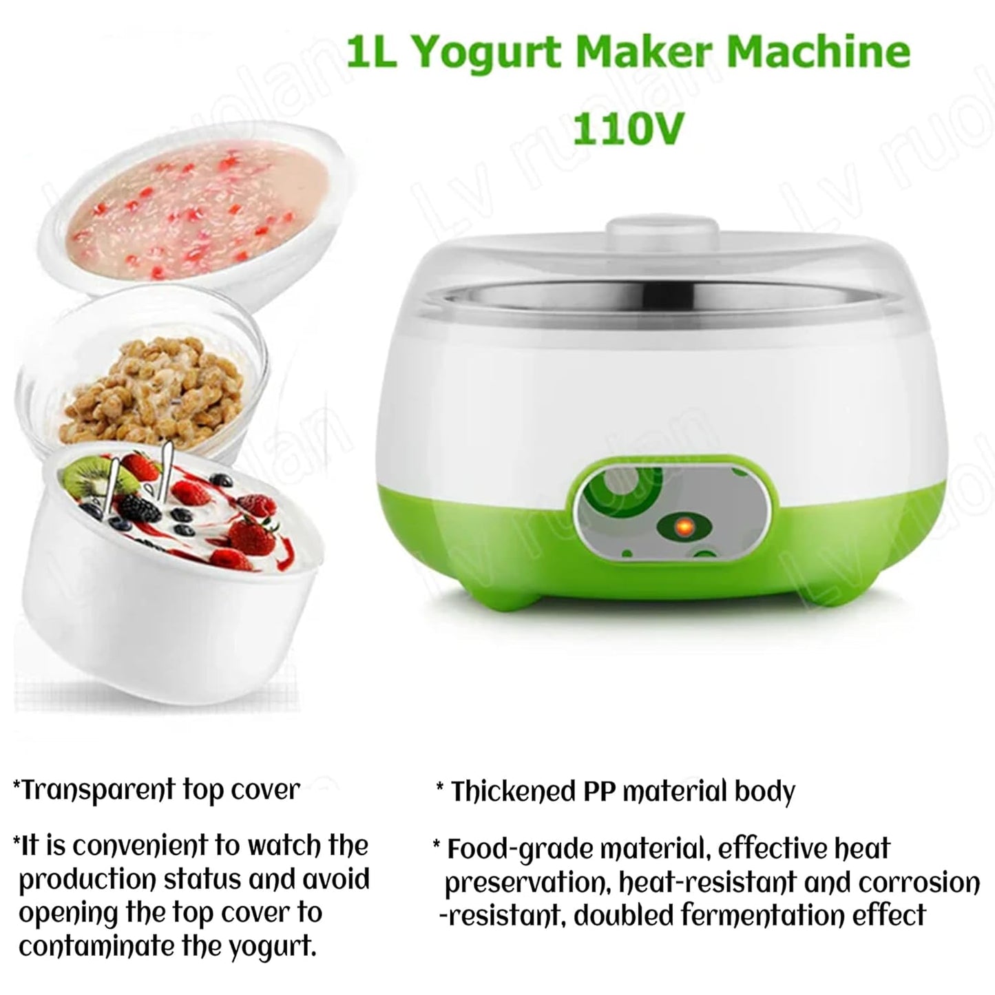 HomeCult Yogurt Chef — Fresh, Healthy Yogurt Maker