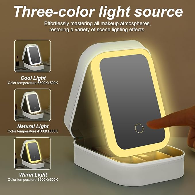 LED Makeup Mirror Case