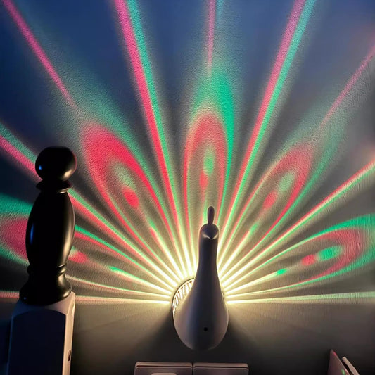 Peacock Aura Lamp