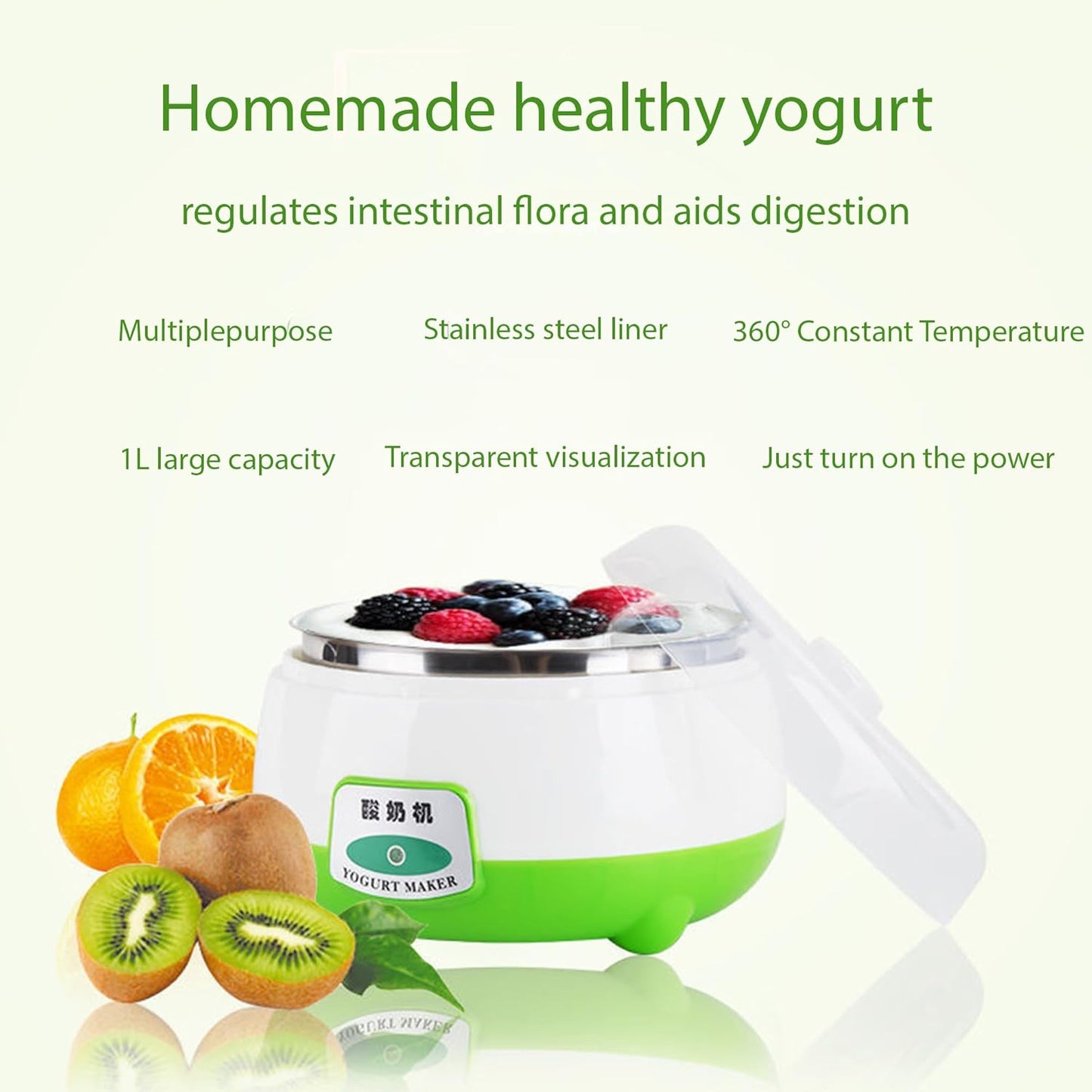 HomeCult Yogurt Chef — Fresh, Healthy Yogurt Maker