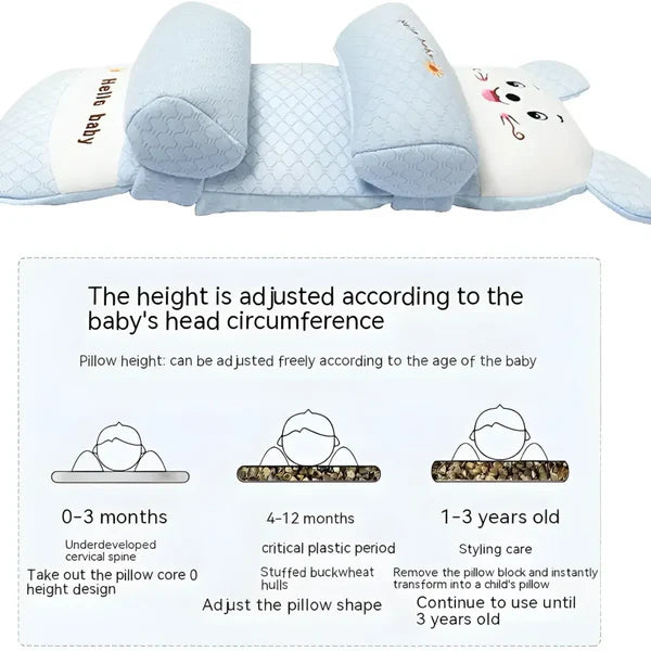 🌙 Baby Head Shaping Support Pillow