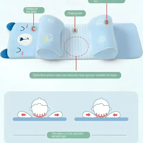 🌙 Baby Head Shaping Support Pillow